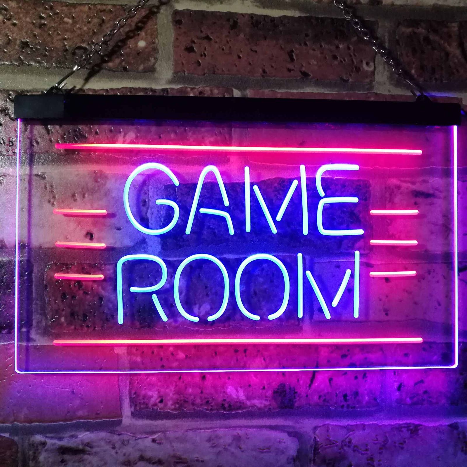 Game Arcade Room Dual Color Led Neon Sign